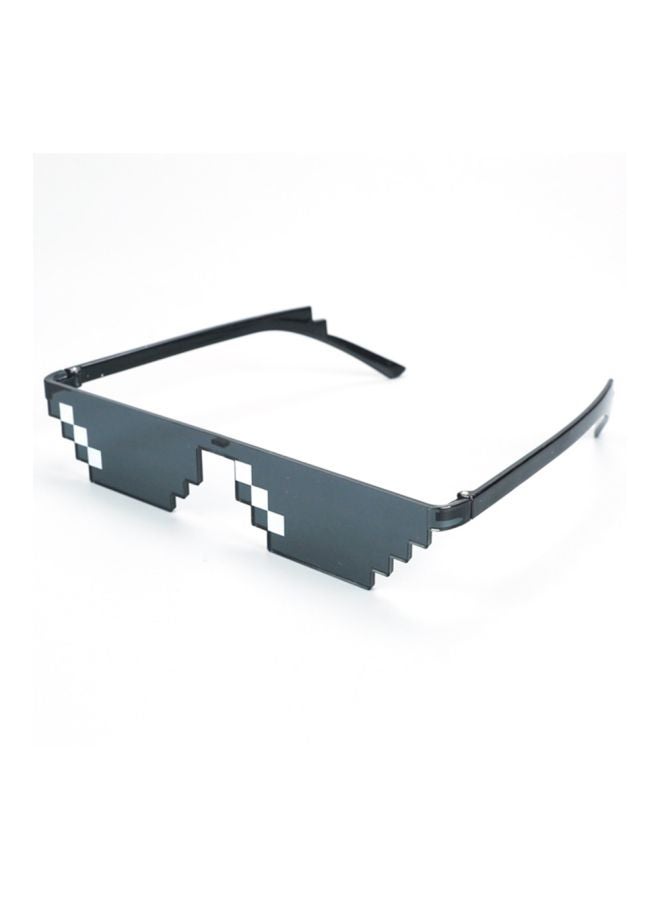 UNIVERSAL - Men's Thug Life Asymmetrical Sunglasses - Lens Size: 155 mm - Image 1