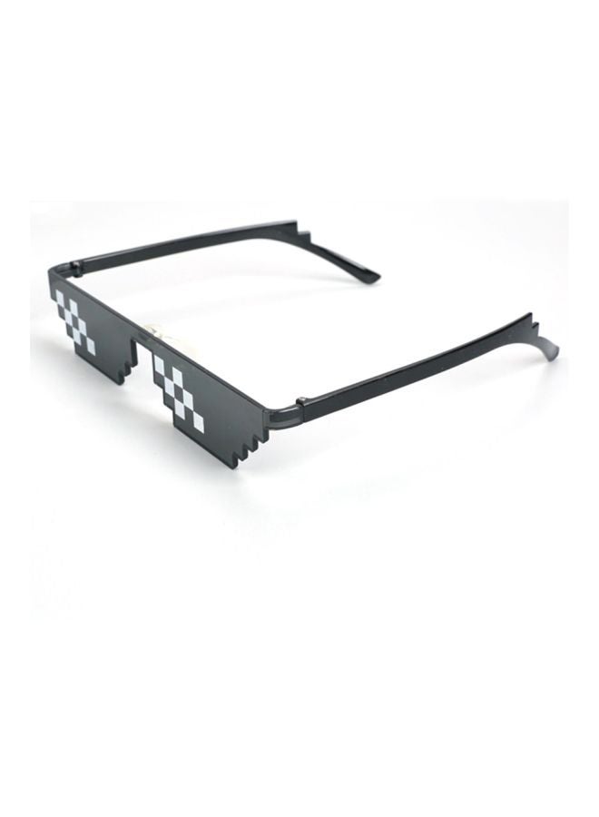 UNIVERSAL - Men's Thug Life Asymmetrical Sunglasses - Lens Size: 155 mm - Image 1