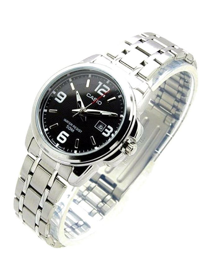 CASIO Men's Water Resistant Analog Watch LTP-1314D-1A - 33 mm - Silver - Image 2