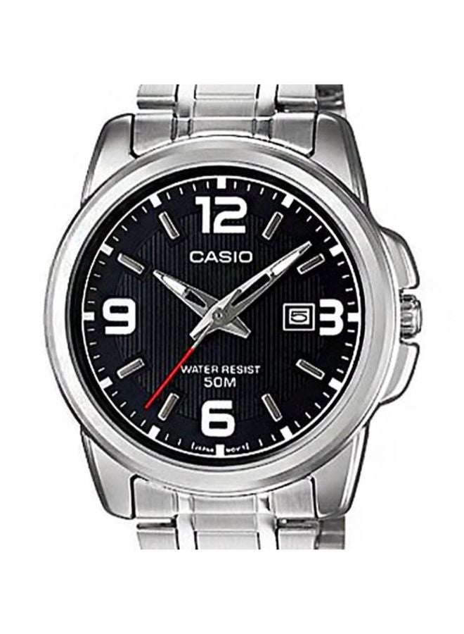 CASIO Men's Water Resistant Analog Watch LTP-1314D-1A - 33 mm - Silver - Image 3