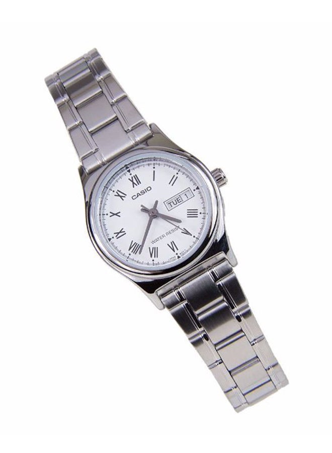 CASIO Women's Water Resistant Analog Watch LTP-V006D-7B - 25 mm - Silver - Image 2