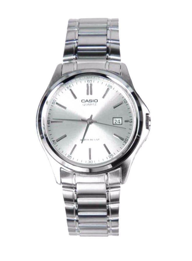 CASIO Men's Water Resistant Analog Watch MTP-1183A-7A - 39 mm - Silver - Image 3