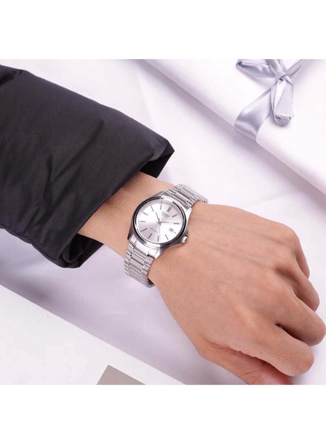 CASIO Men's Water Resistant Analog Watch MTP-1183A-7A - 39 mm - Silver - Image 4