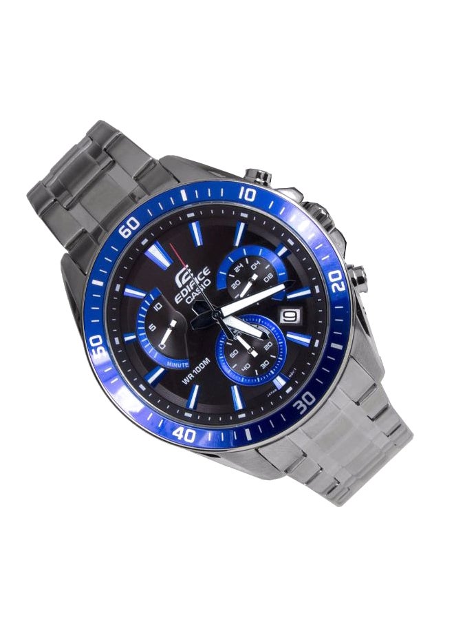 كاسيو ساعة يد بعقارب وسوار من الاستانلس ستيل طراز EFR-552D-1A2VUDF للرجال - Image 5