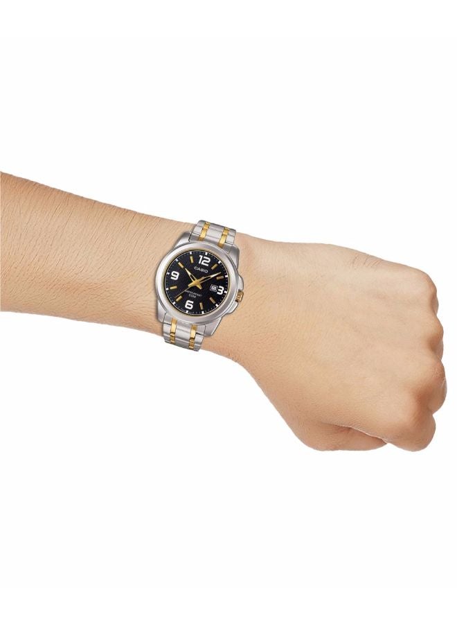 CASIO Women's Enticer Water Resistant Stainless Steel Analog Watch LTP-1314SG-1AVDF - 33 mm - Silver/Gold  - Image 2