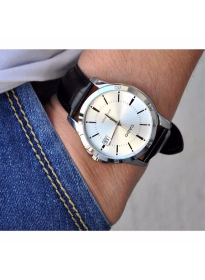 CASIO - Men's Water Resistant Analog Watch MTP-V004L-7ADF - Image 1