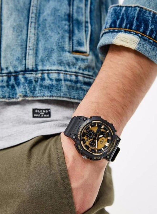 كاسيو ساعة كرونوغراف مقاومة للماء طراز MCW-200H-9AVEF للرجال - Image 5