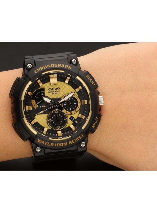 كاسيو ساعة كرونوغراف مقاومة للماء طراز MCW-200H-9AVEF للرجال - Image 4