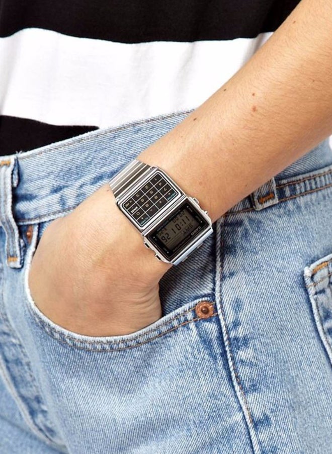 CASIO Men's Stainless Steel Digital Watch DBC-611-1D - 33 mm - Silver  - Image 2