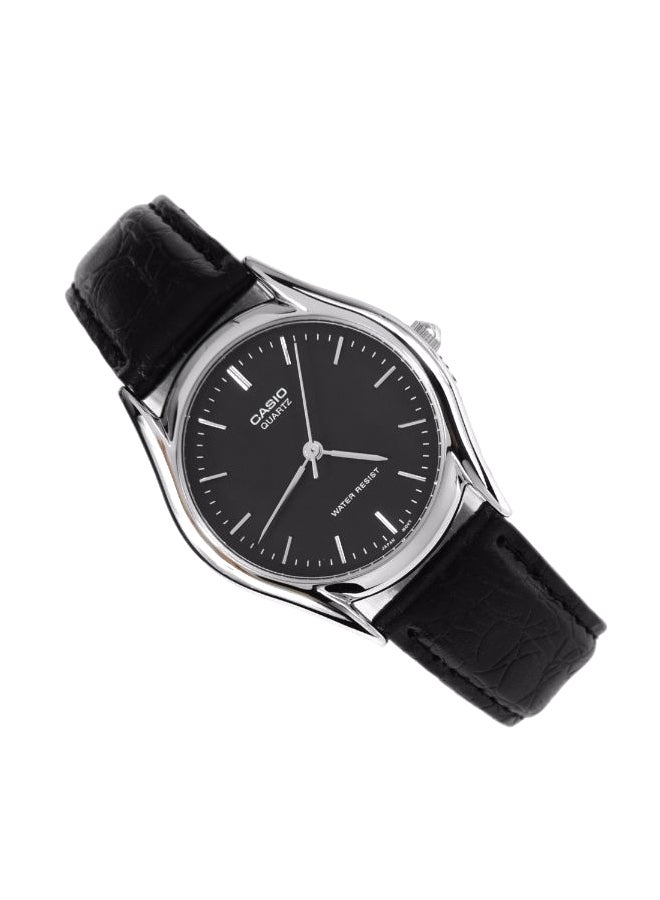 CASIO - Men's Enticer Water Resistant Analog Watch Mtp-1094E-1Adf - 34 mm - Black - Image 1