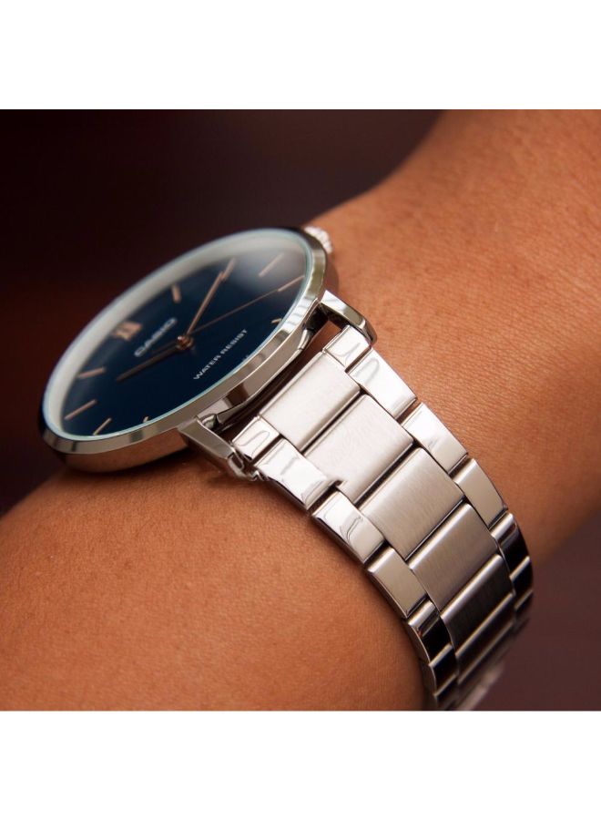 CASIO Men's Water Resistant Analog Watch MTP-VT01D-2BUDF - 40 mm - Silver - Image 4