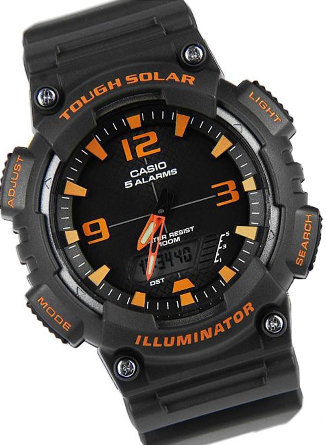 CASIO Men's Water Resistant Analog & Digital Watch AQ-S810W-8AV - 46 mm - Black - Image 2