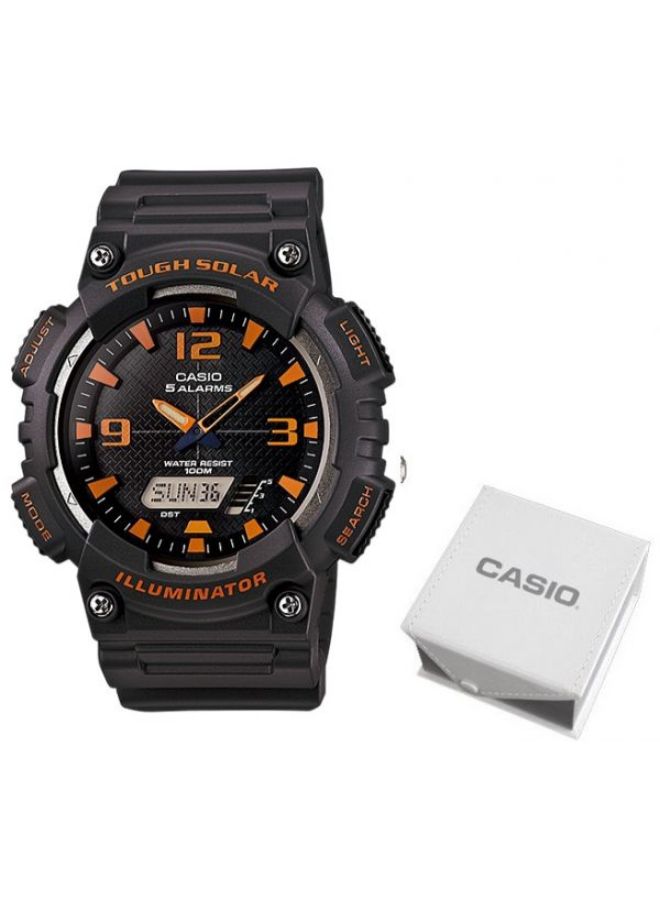 CASIO Men's Water Resistant Analog & Digital Watch AQ-S810W-8AV - 46 mm - Black - Image 4