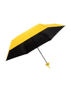 5-Folding Ultra Protective Mini Pocket Umbrella Yellow