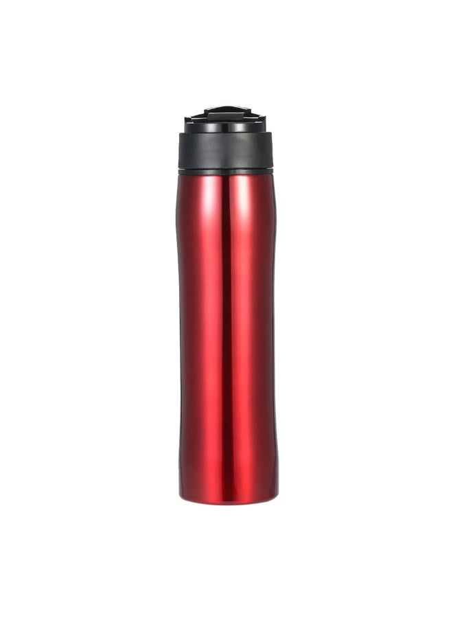 Portable French Press Water Bottle Red/Black  - Image 2