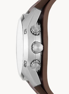 FOSSIL Men's Leather Analog Wrist Watch CH2565 - 44 mm - Brown  - Image 3