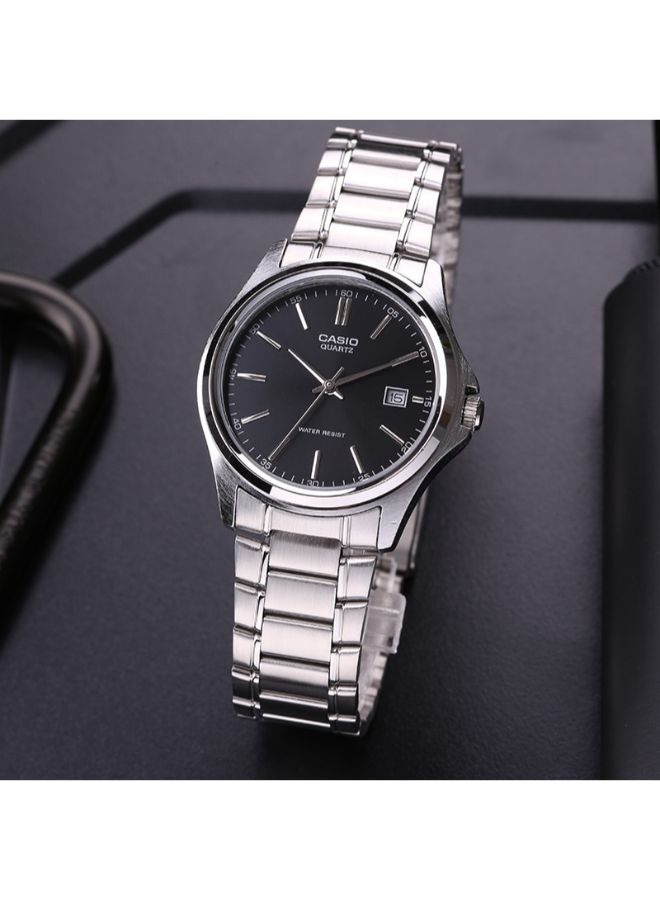 كاسيو ساعة يد بعقارب مقاومة للماء طراز LTP-1183A-1A - قياس 28 مم - لون فضي للرجال - Image 4