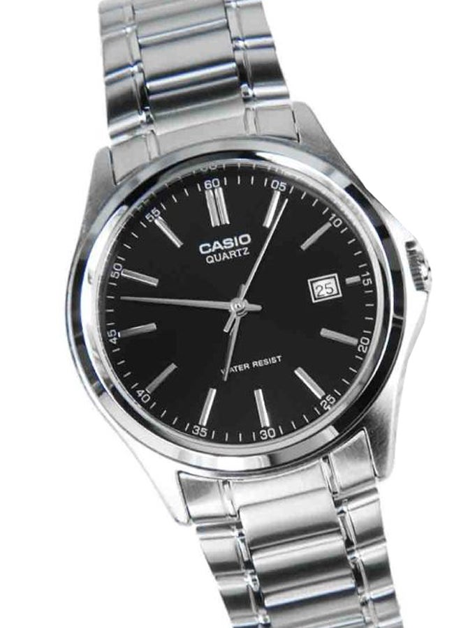 كاسيو ساعة يد بعقارب مقاومة للماء طراز LTP-1183A-1A - قياس 28 مم - لون فضي للرجال - Image 3