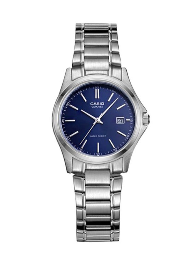 CASIO Women's Water Resistant Analog Watch LTP-1183A-2A - 37 mm - Silver - Image 3