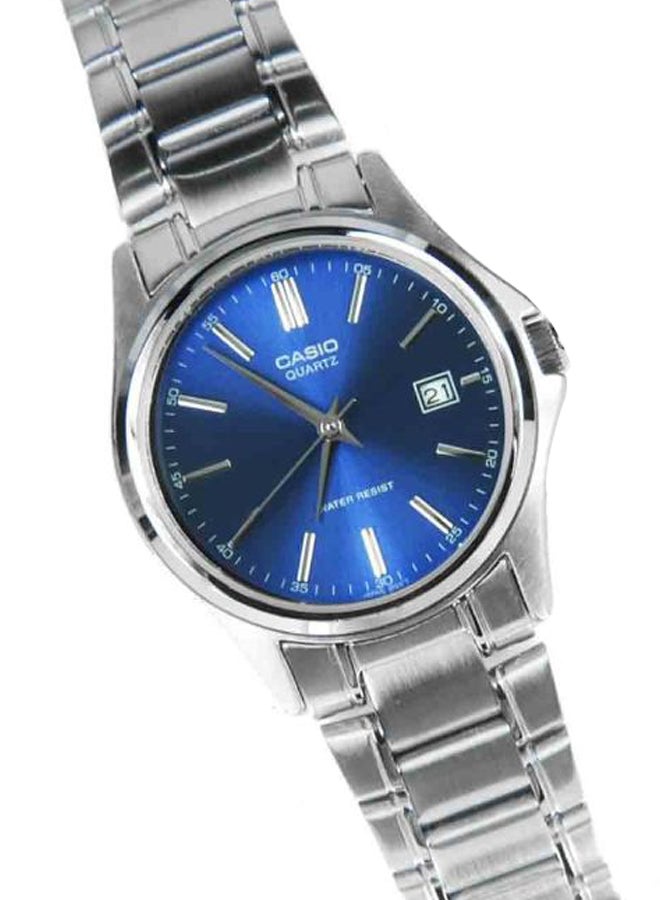 CASIO Women's Water Resistant Analog Watch LTP-1183A-2A - 37 mm - Silver - Image 4