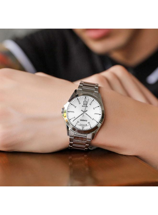 CASIO - Men's Enticer Water Resistant Analog Watch Mtp-1370D-1A1 - Image 1