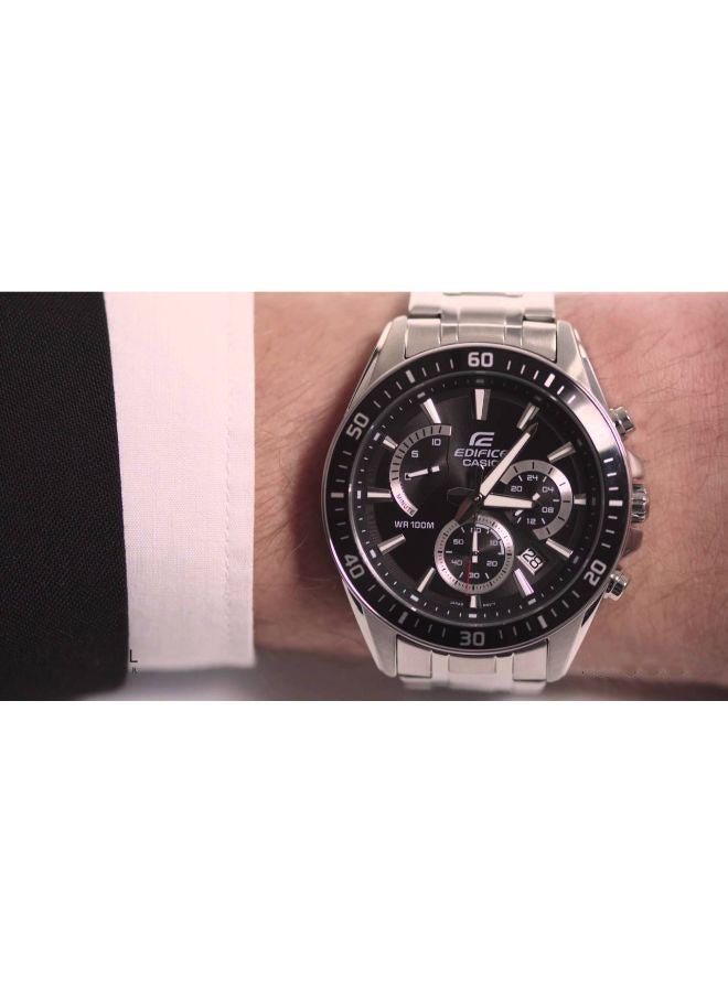 CASIO Men's Stainless Steel Chronograph Wrist Watch EFR-552D-1A - Image 4