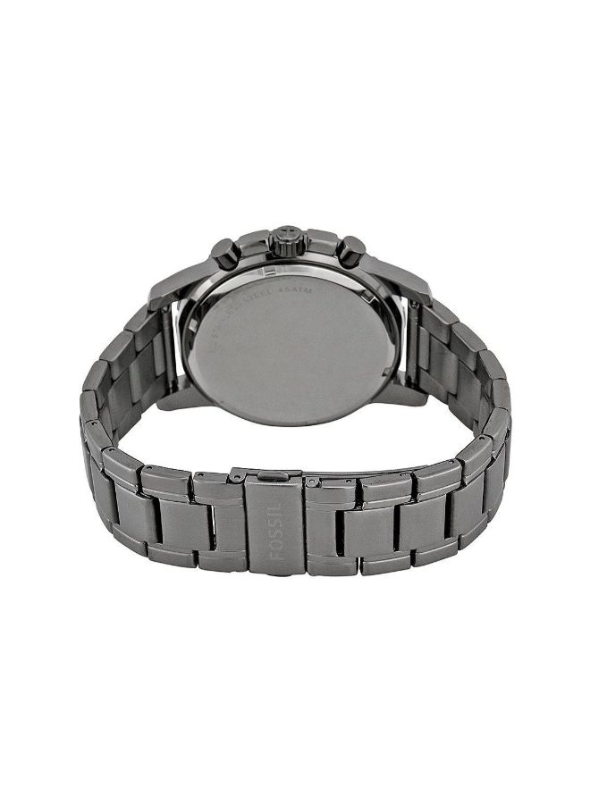 FOSSIL Men's Stainless Steel Analog Wrist Watch FS4721 - 45 mm - Grey  - Image 2