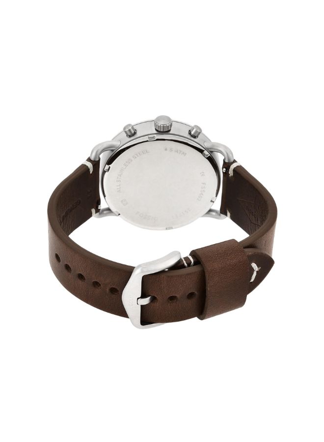FOSSIL Men's Leather Analog Wrist Watch FS5402  - Image 2