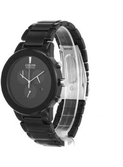 CITIZEN Women's Stainless Steel Chronograph Wrist Watch AT2245-57E - 48 mm - Black  - Image 3