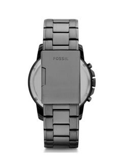FOSSIL Men's Water Resistance Stainless Steel Chronograph Watch FS4831 - 44 mm - Metallic Grey  - Image 2