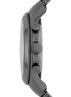 FOSSIL Men's Water Resistance Stainless Steel Chronograph Watch FS4831 - 44 mm - Metallic Grey  - Image 3