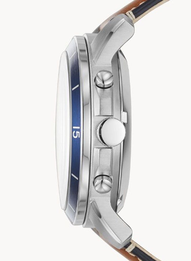 FOSSIL Men's Leather Analog Watch ME3140 - Image 3