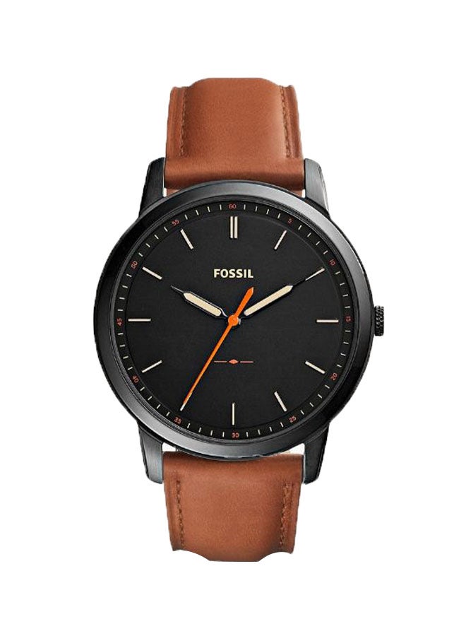 FOSSIL Men's Leather Chronograph Wrist Watch FS5305 - Image 1