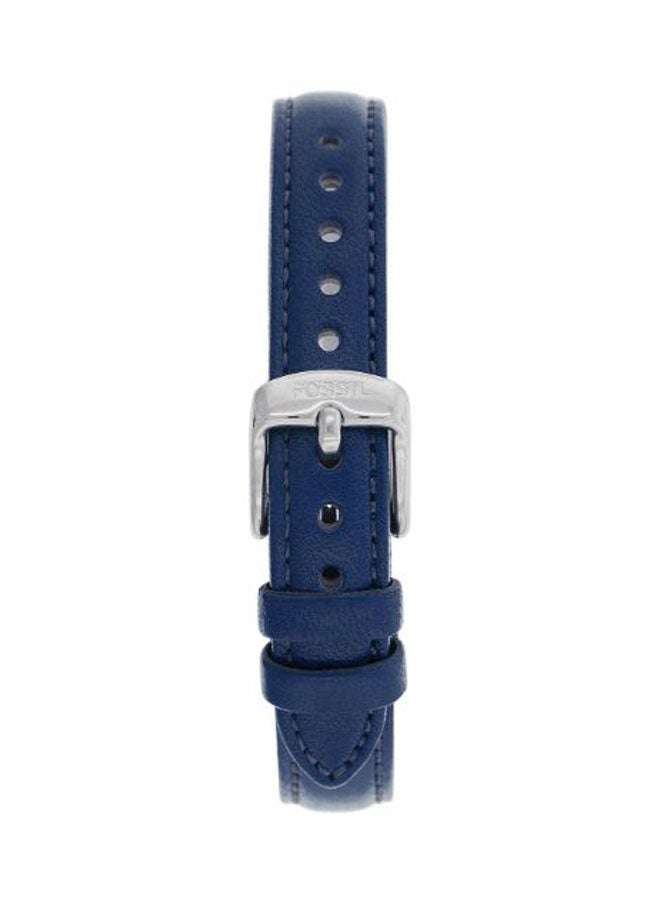 FOSSIL Women's Leather Analog Watch ES3843 - 36 mm - Blue  - Image 3