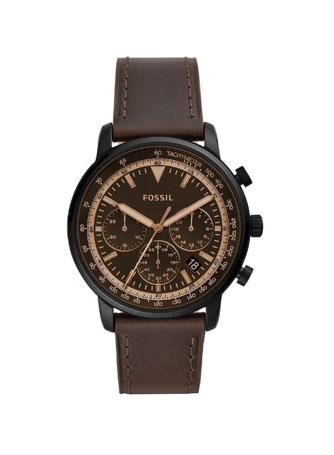 FOSSIL men Water Resistant Chronograph Watch FS5529 - 44 mm - Brown  - Image 1