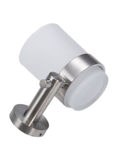 homgeek Wall Mounted Toothbrush Holder Silver/White 14cm  - Image 1