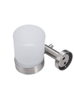 homgeek Wall Mounted Toothbrush Holder Silver/White 14cm  - Image 2