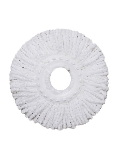 360-Degree Microfiber Mop Head White 20cm