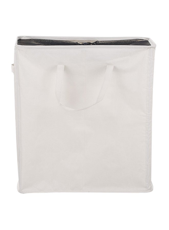 Waterproof Laundry Basket Bin White 55cm  - Image 1