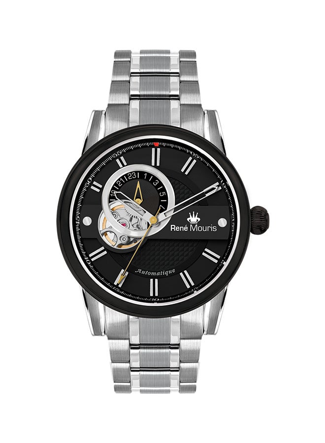 ساعة يد أوريون أوتوماتيكية بعقارب وسوار من الستانلس ستيل طراز R4-70102RM2 men