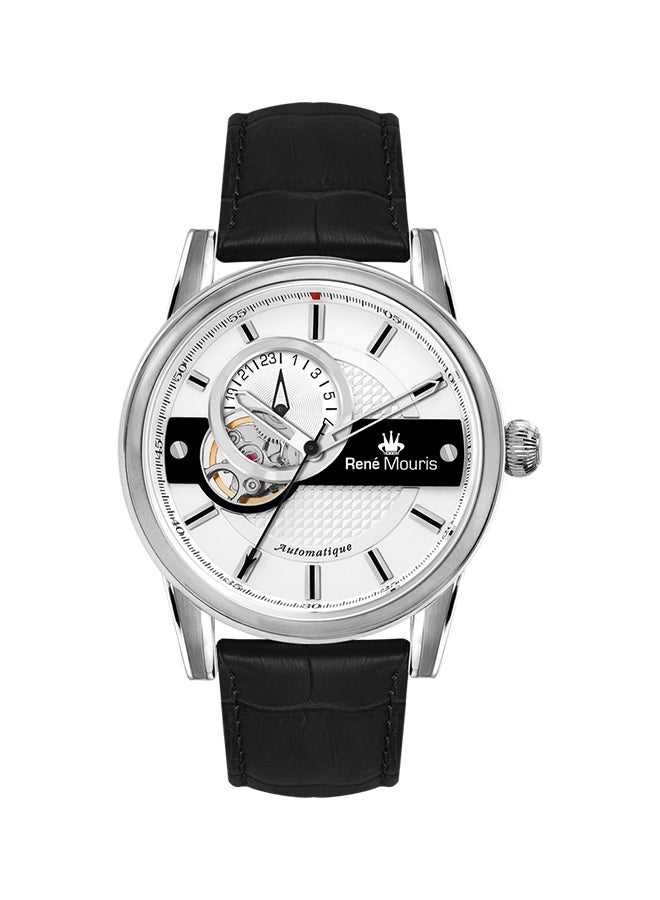 Rene Mouris - men Orion Leather Chronograph Automatic Wrist Watch R4-70101RM1 - Image 1