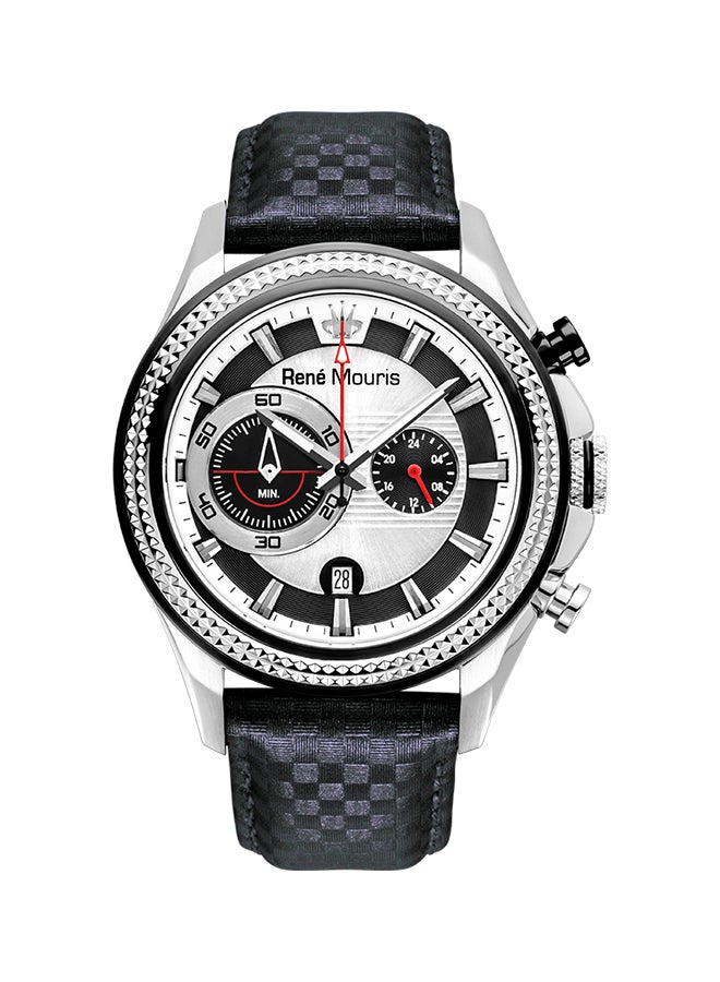 ساعة يد تروفيو الكرونوغراف طراز R4-90119RM1 مزودة بحركة كوارتز بسوار من الجلد men