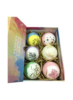 Bath Bombs Pack Of 6 Ultra Lush Essential Oil Handmade Spa Bomb Gift Set  - Image 1