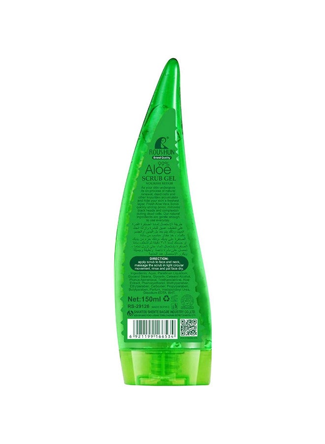 ROUSHUN - Aloe Vera Facial Scrub Gel 150ml - Image 1