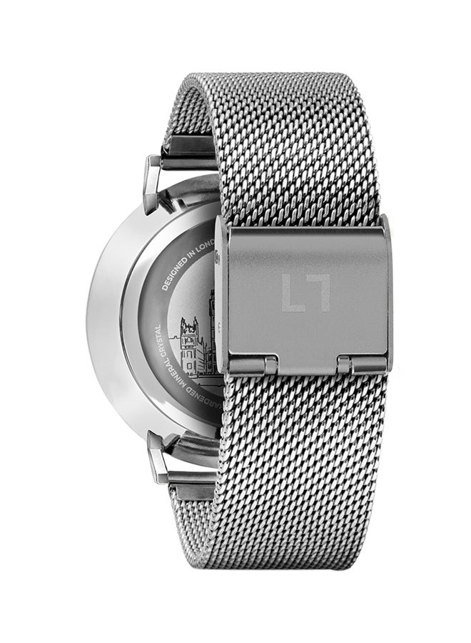 ميلنر ساعة يد بعقارب وسوار معدني مقاس 39 مم طراز 0010206 - Image 2