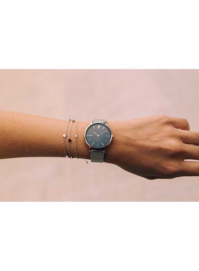 ميلنر ساعة يد بعقارب وسوار معدني مقاس 33 مم طراز 0010902 للنساء - Image 3