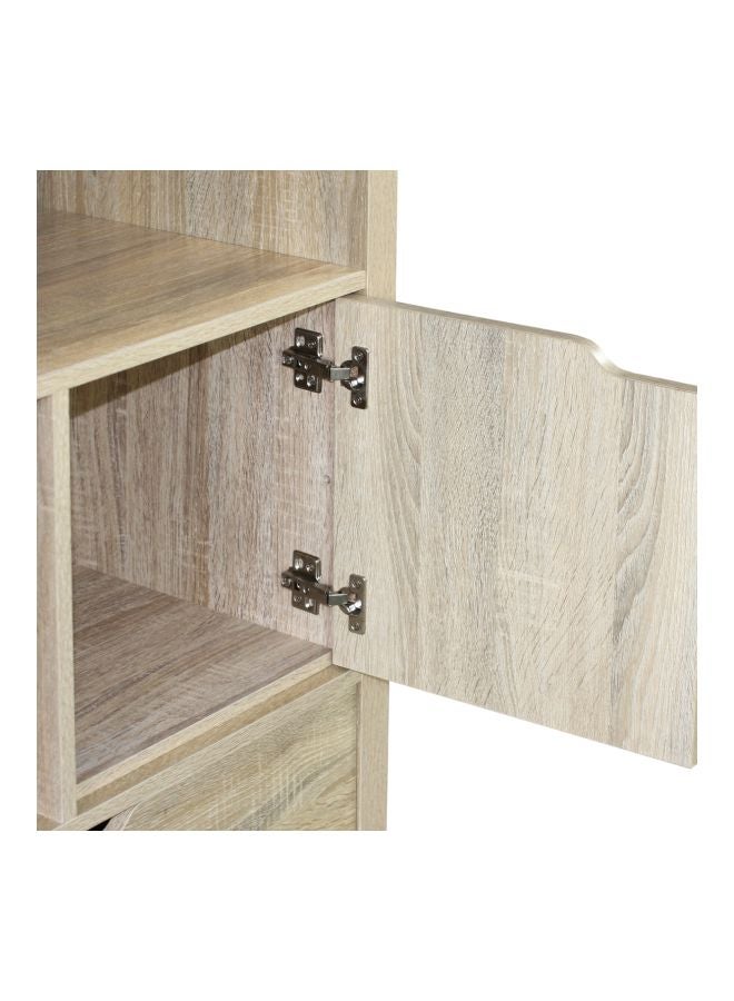 Home Box Halmstad 1-Door Insert Beige 38x33x33cm  - Image 3