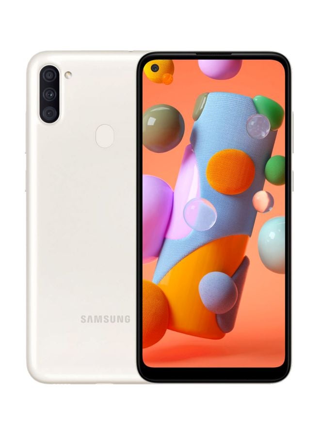 Samsung - Galaxy A11 Dual SIM White 2GB RAM 32GB 4G LTE - Image 1