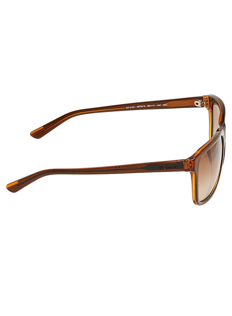 DKNY Women's Square Frame Sunglasses - Lens Size: 58 mm  - Image 3