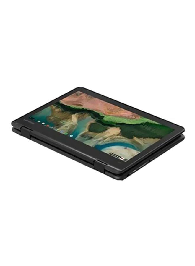 لينوفو لابتوب كروم بوك طراز 300E  قابل للتحويل 2 في 1 بشاشة 11.6 بوصة ومعالج ميديا تيك مع ذاكرة رام بسعة 4 جيجابايت ومحرك أقراص ثابتة بسعة 32 جيجابايت مزود ببطاقة رسومات مدمجة أسود - Image 5